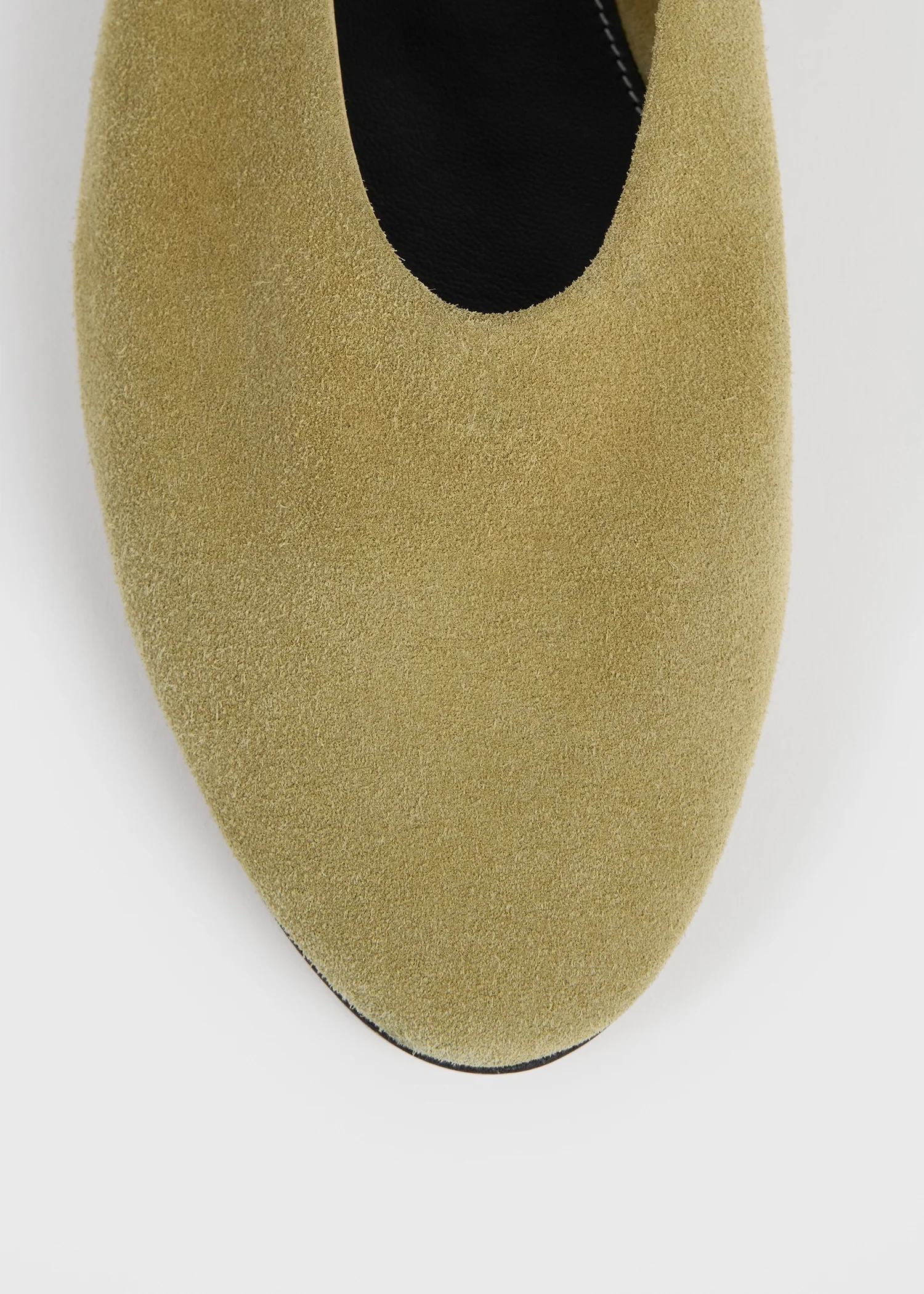 Slip suede ballerinas cashew - Image 6