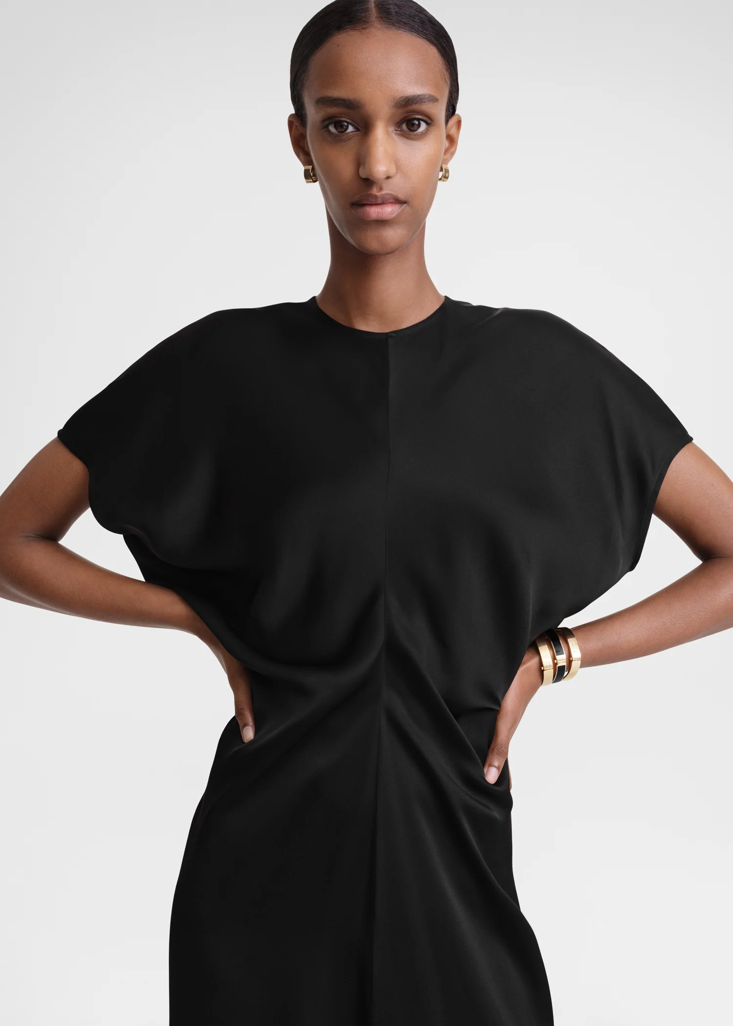 Slouch waist dress black - Image 4