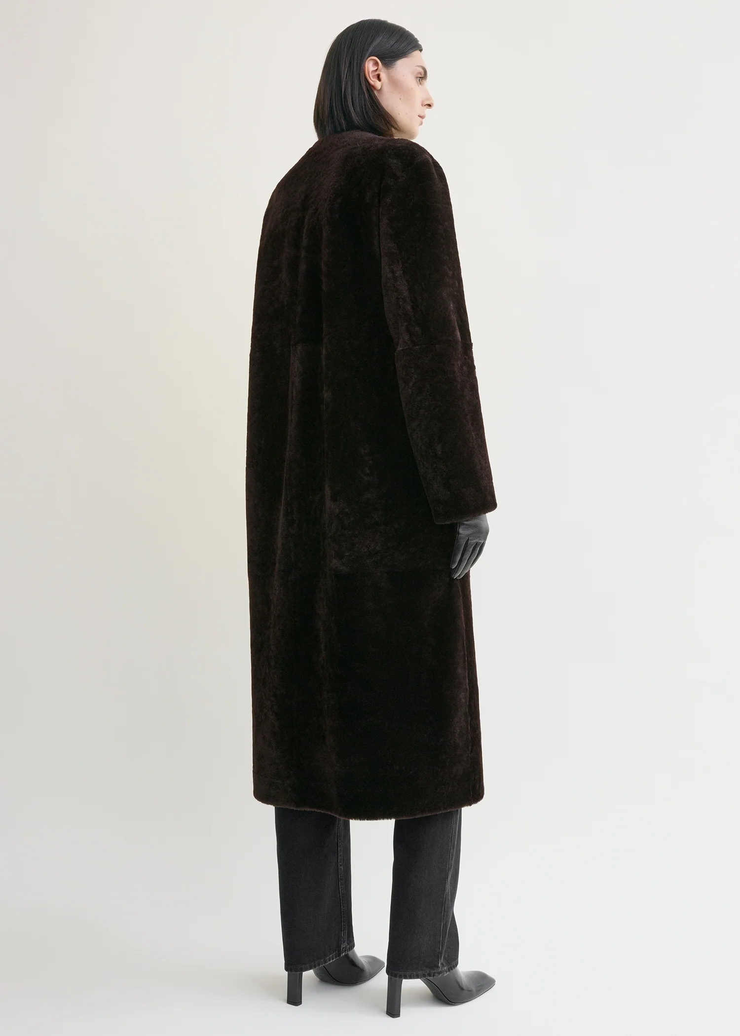 Soft shearling coat bark - Image 4