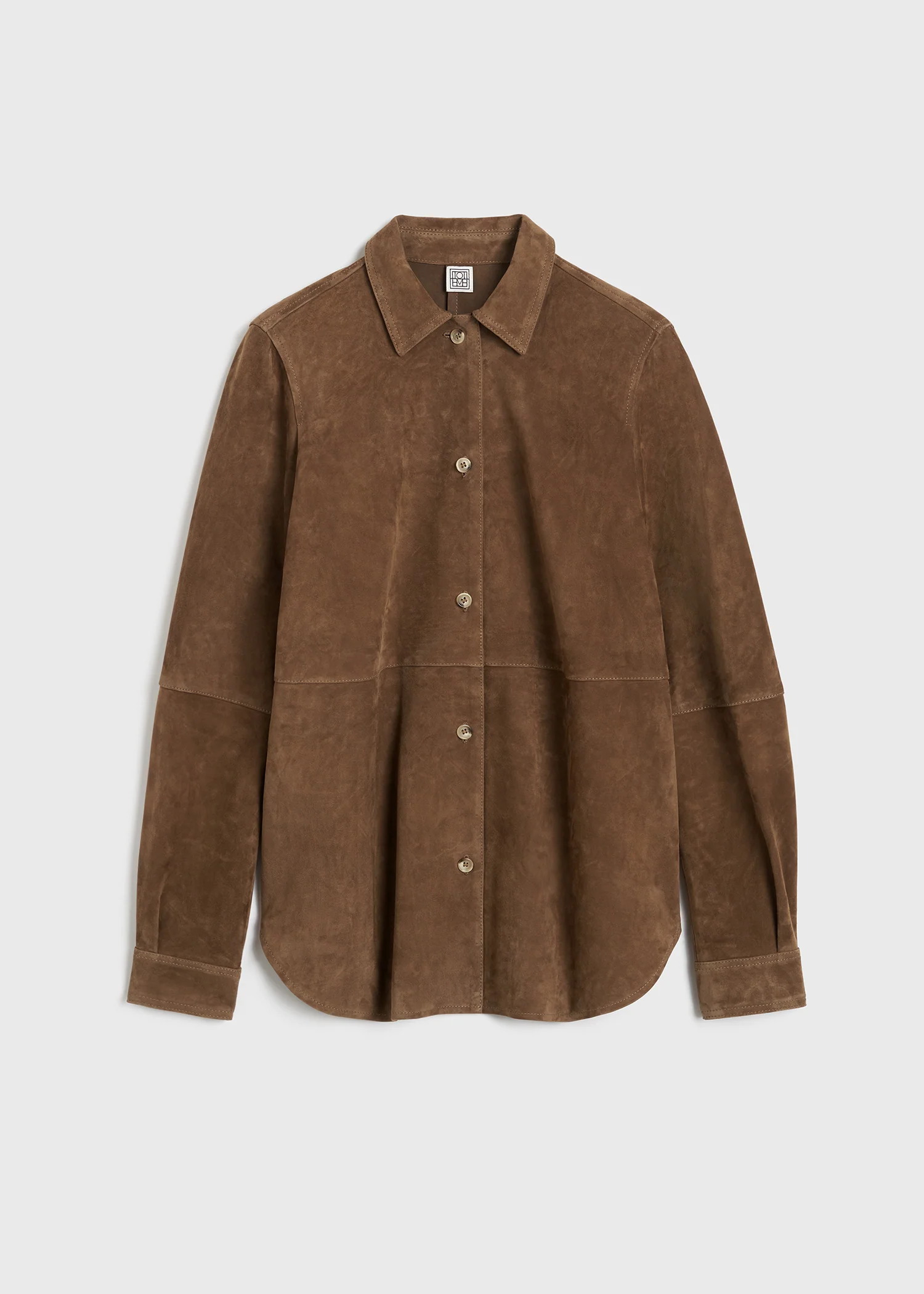 Soft suede shirt tobacco - Image 5