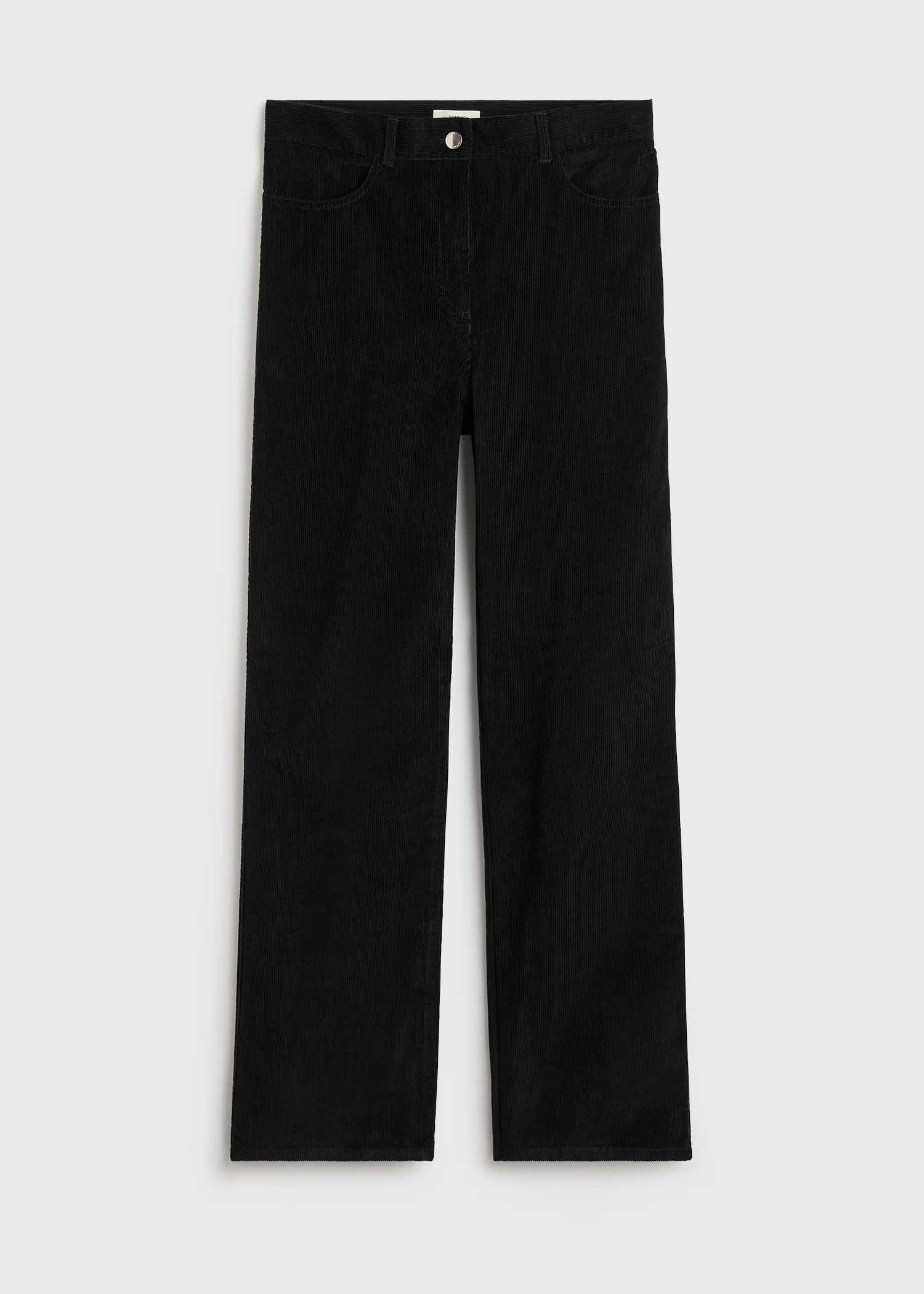 Straight cord trousers black - Image 5
