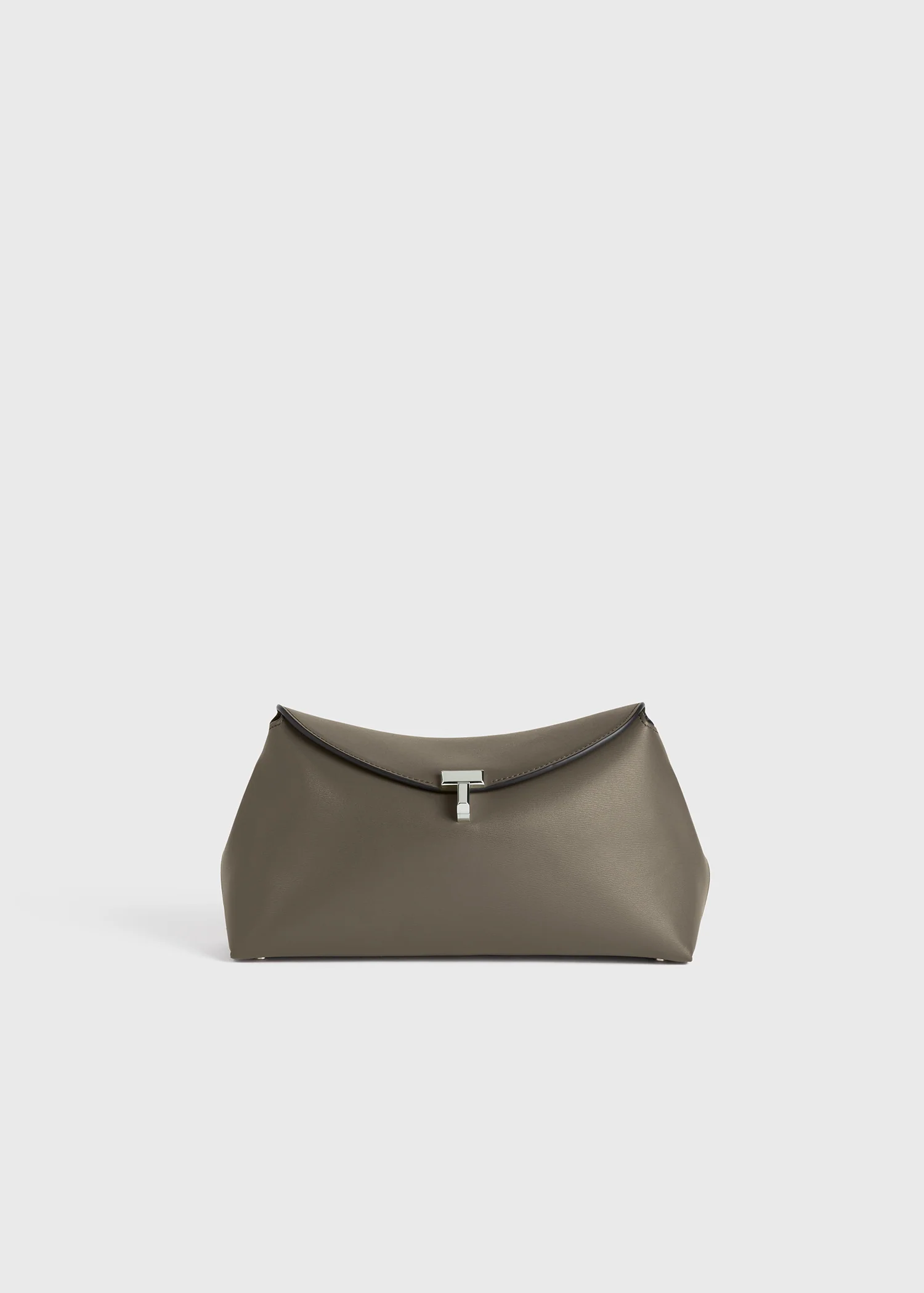 T-lock leather clutch ash - Image 10