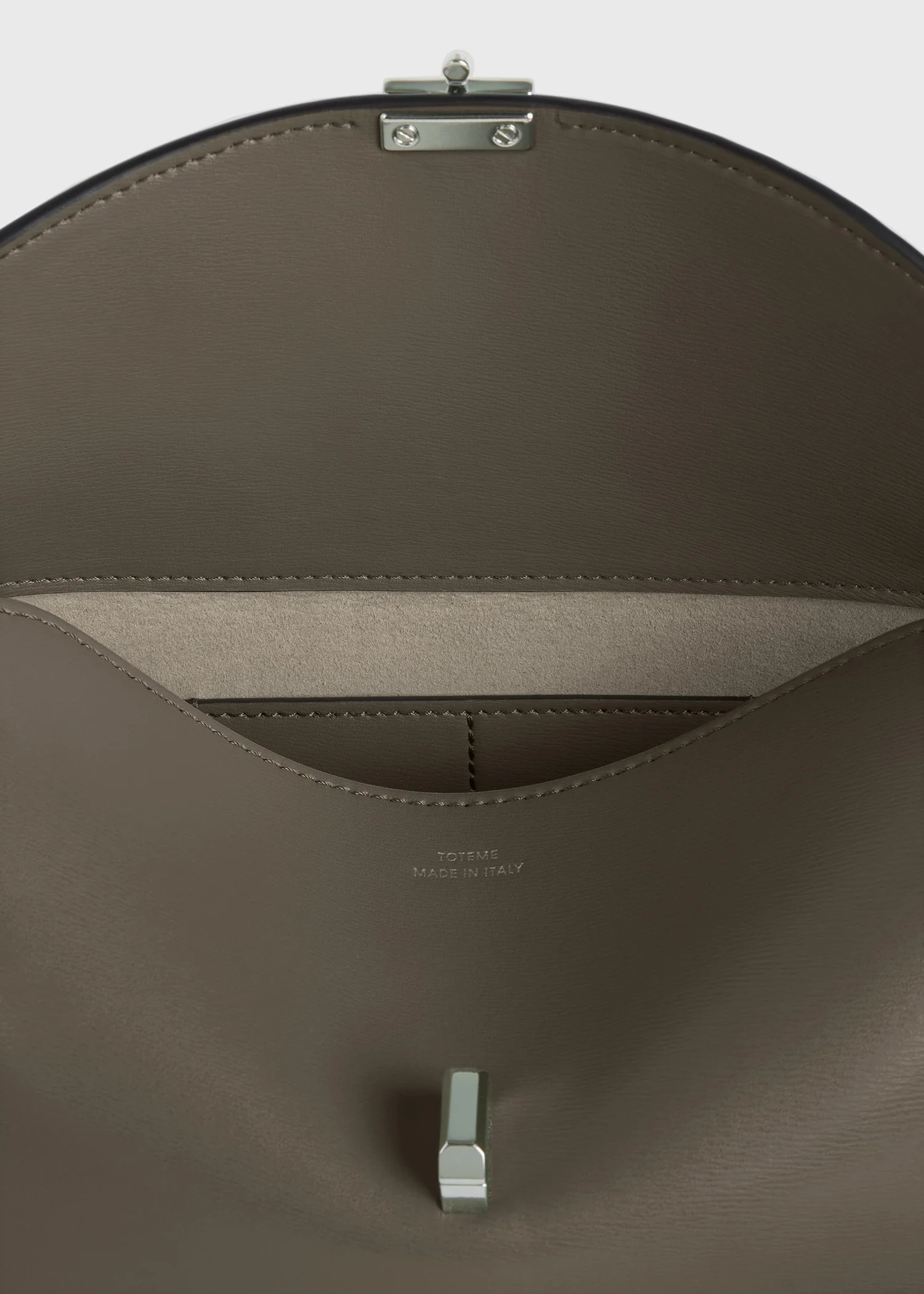 T-lock leather clutch ash - Image 7