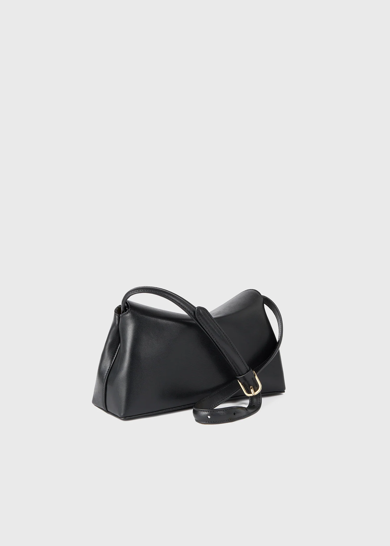 T-lock leather clutch black - Image 4