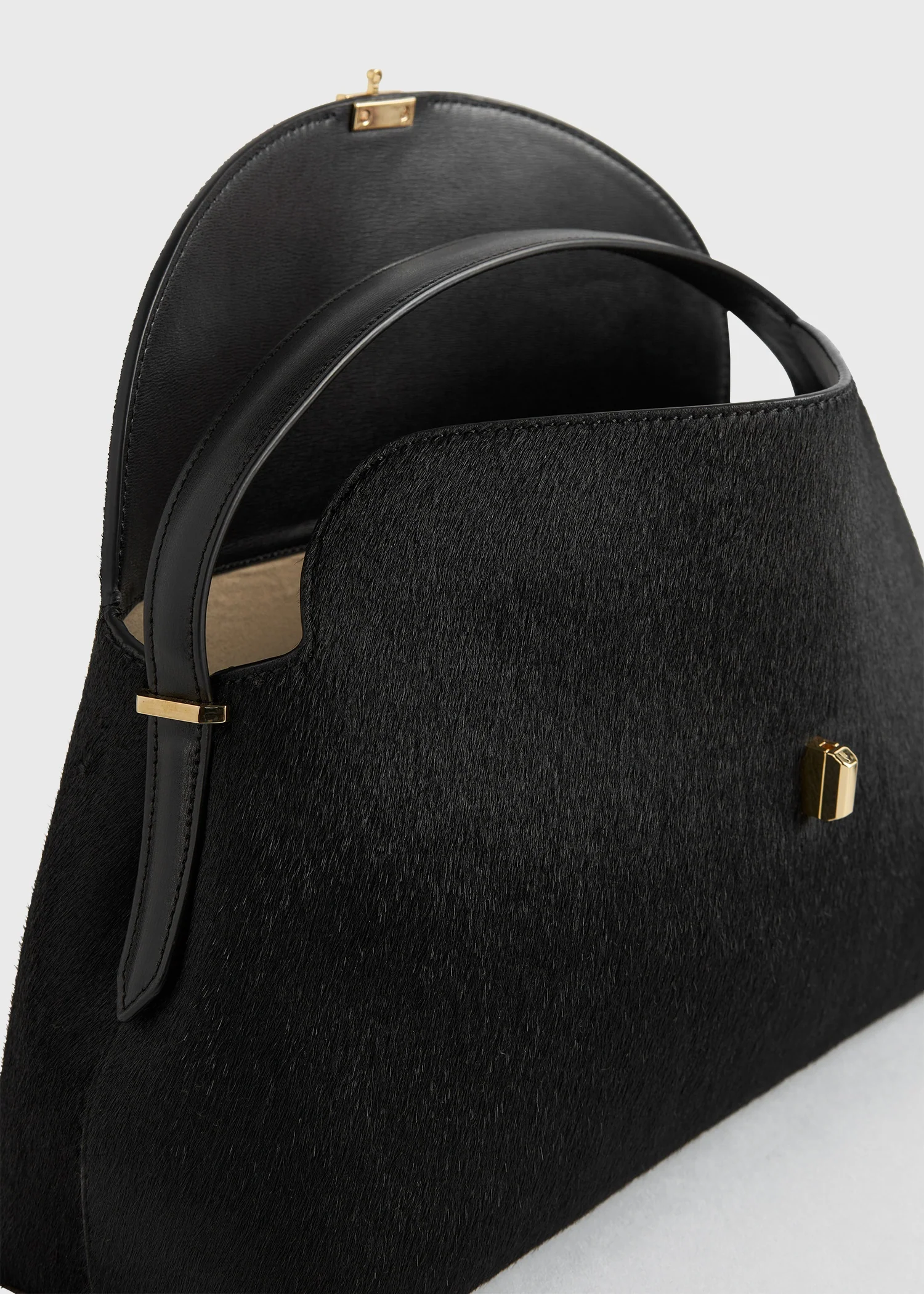 T-lock pony hair top handle black - Image 5