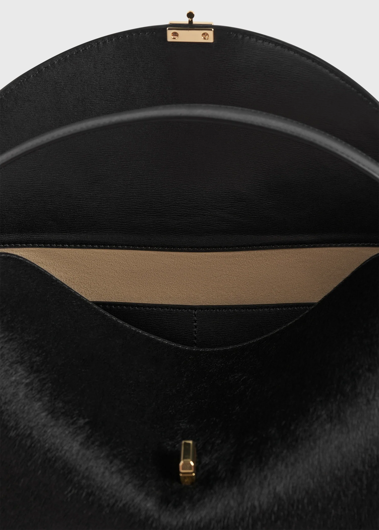 T-lock pony hair top handle black - Image 6