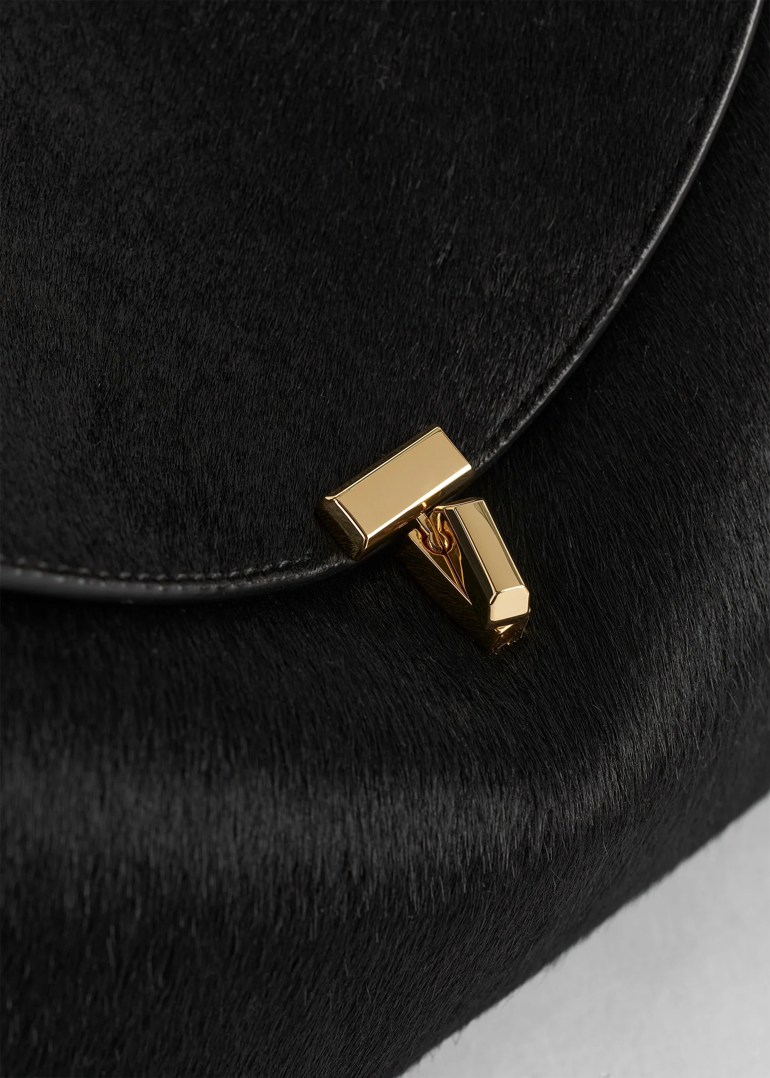 T-lock pony hair top handle black - Image 7