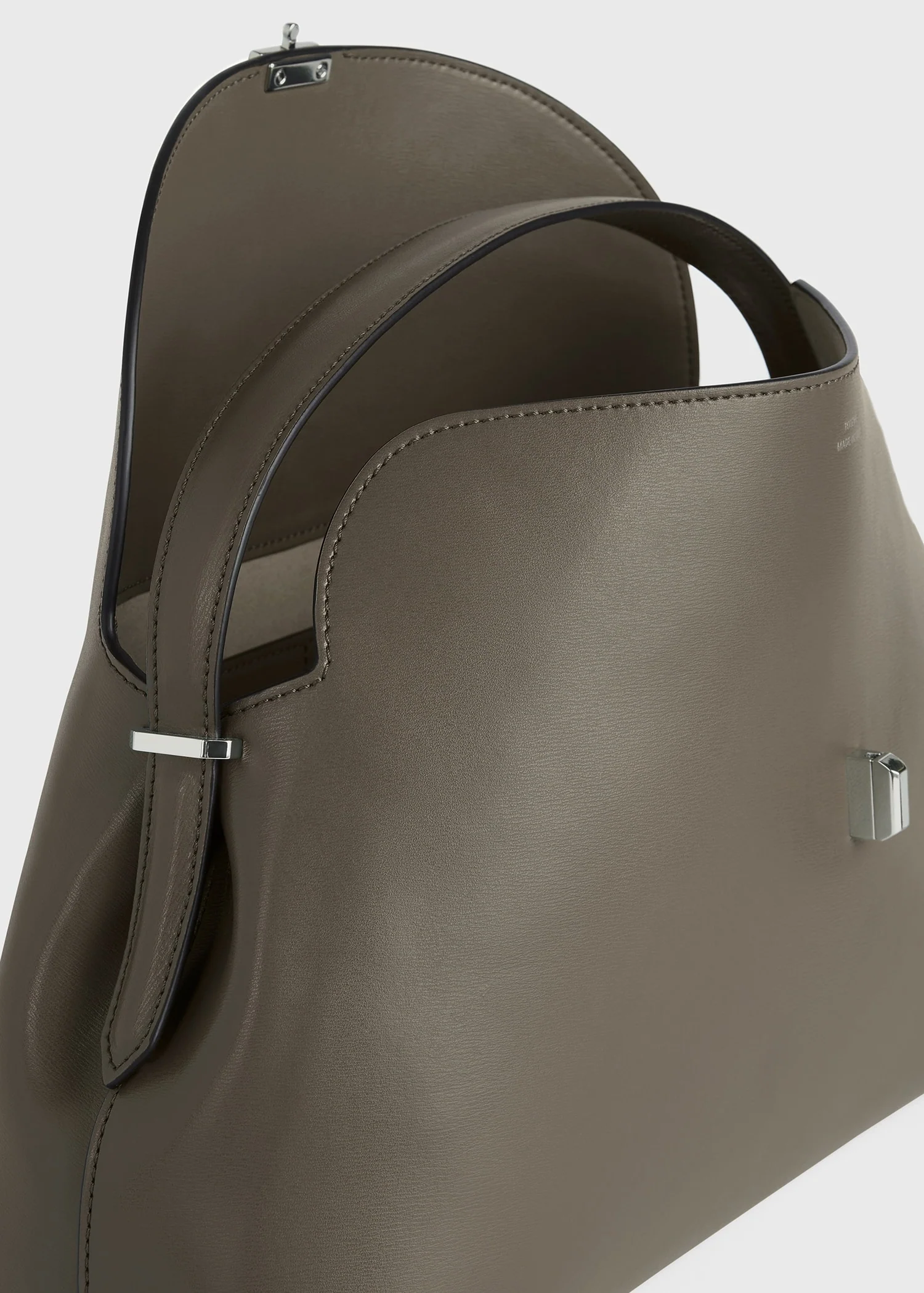 T-lock leather top handle ash - Image 5