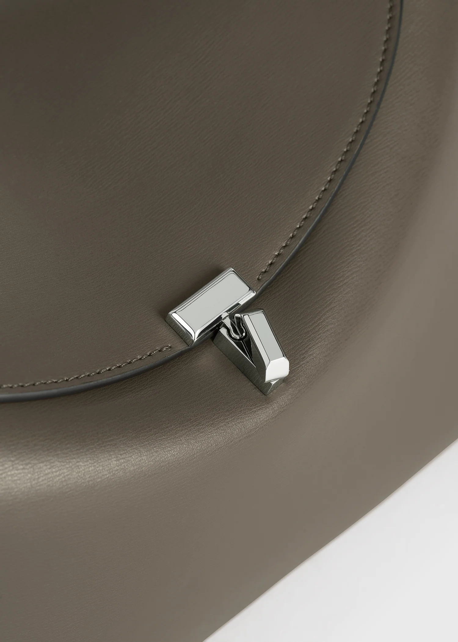 T-lock leather top handle ash - Image 6