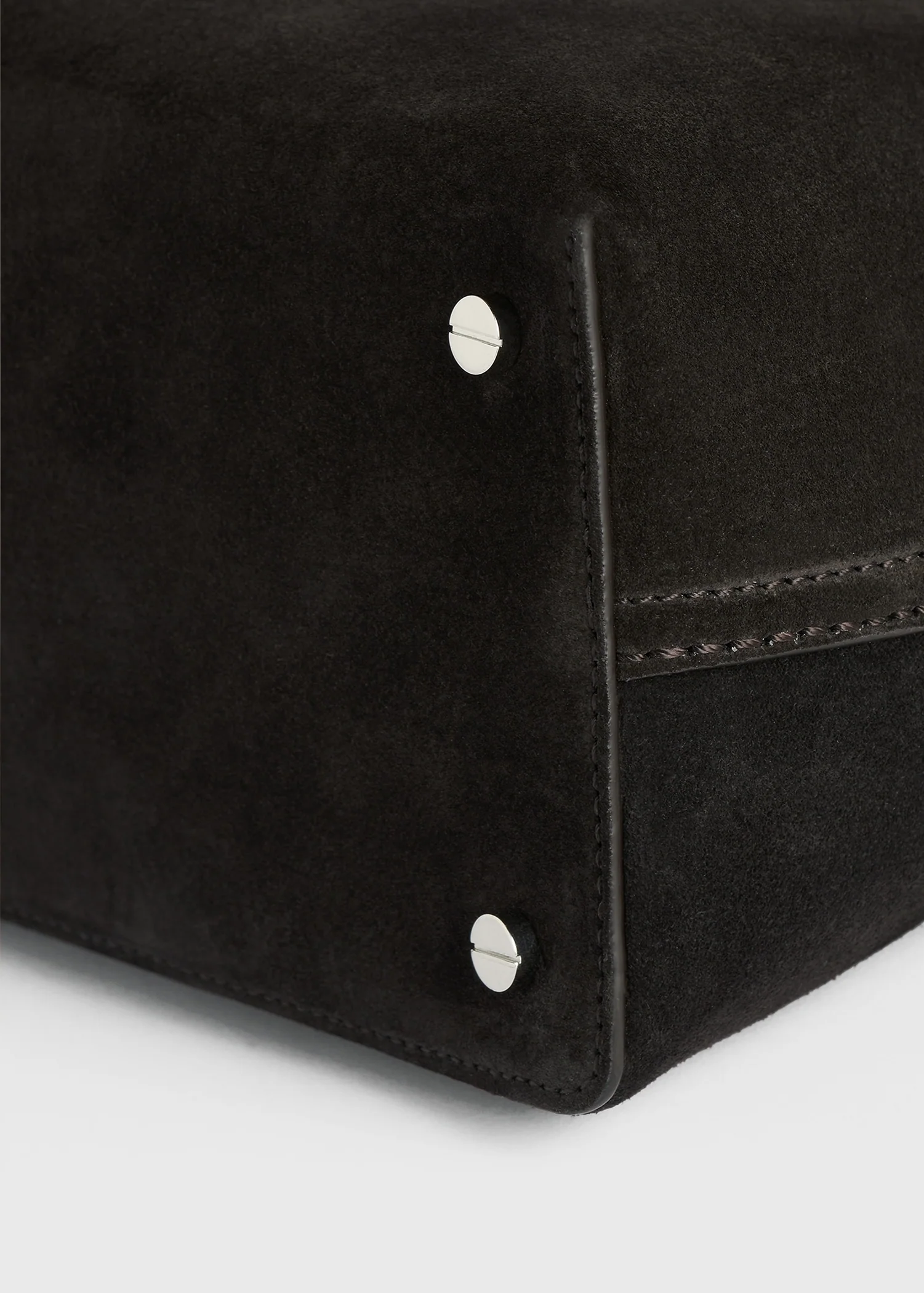 T-lock suede top handle espresso - Image 5