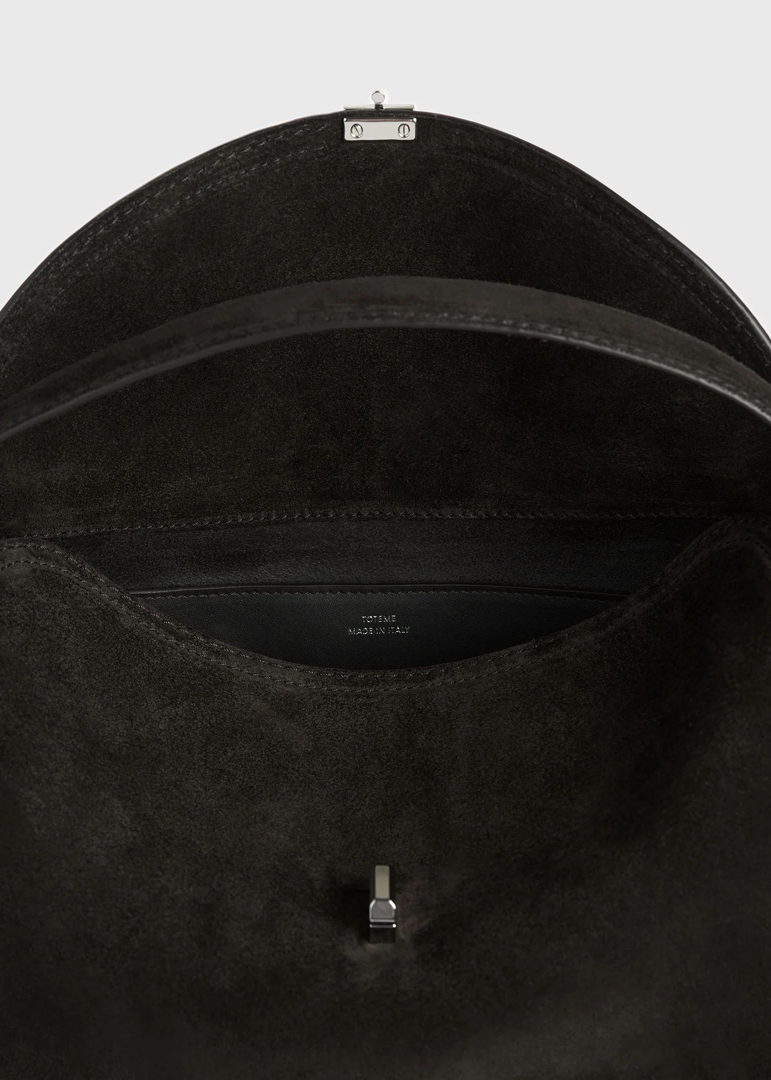 T-lock suede top handle espresso - Image 6