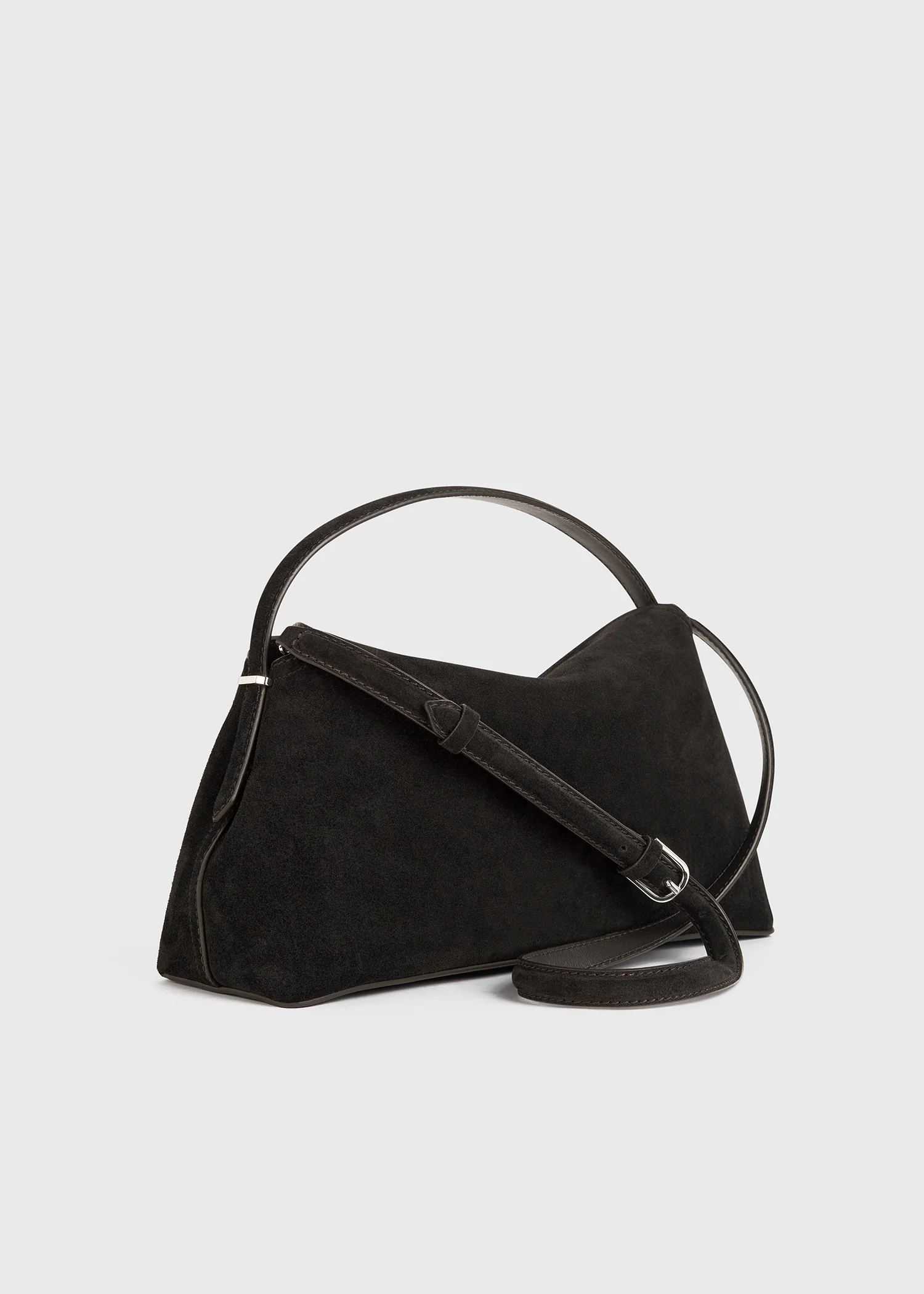 T-lock suede top handle espresso - Image 8