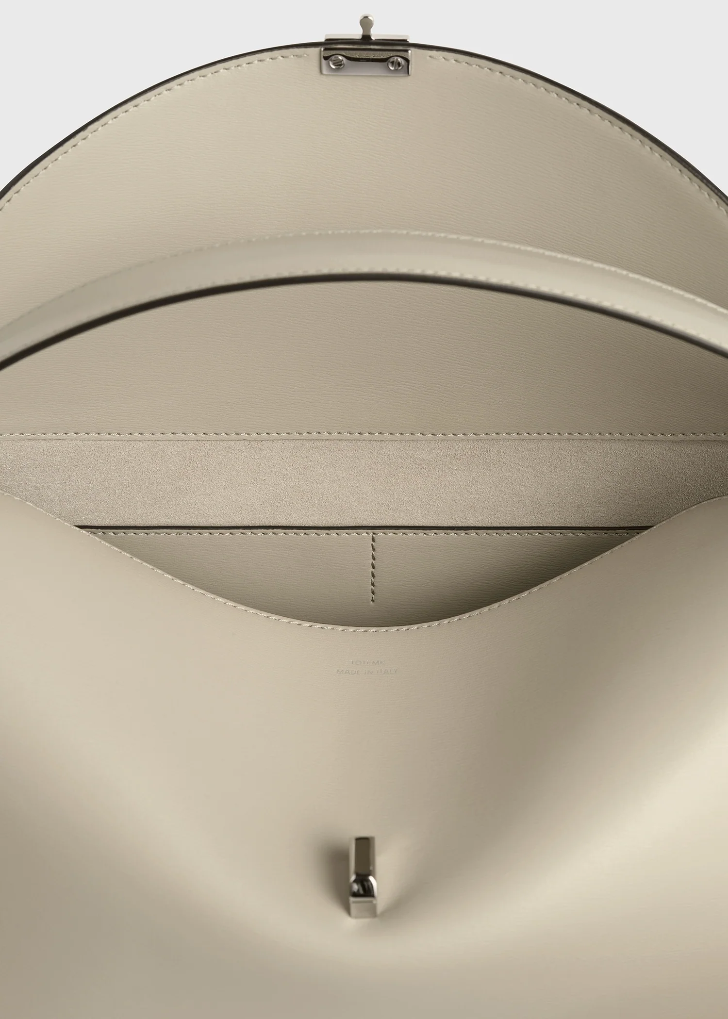 T-lock leather top handle fawn - Image 8