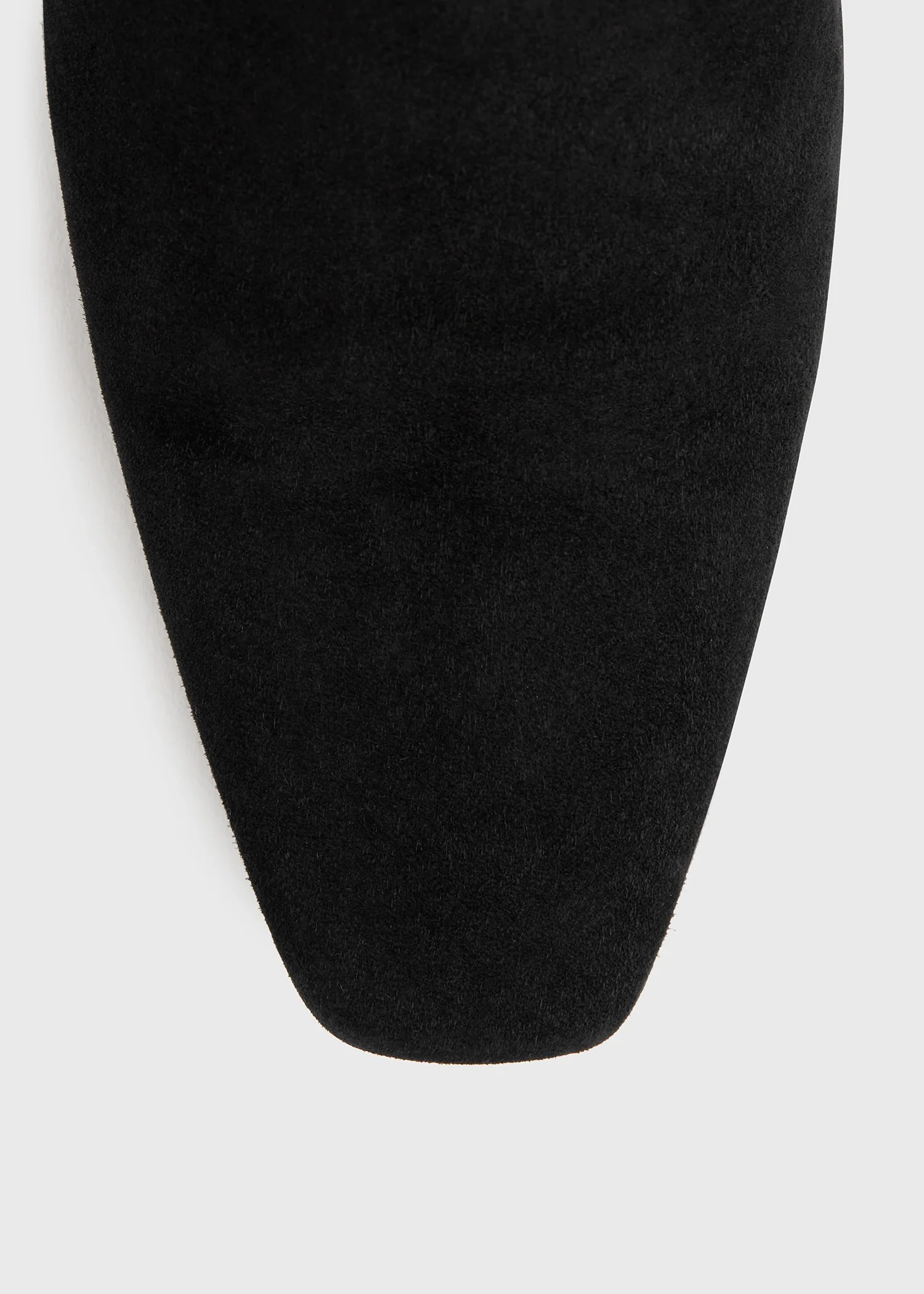 Suede mid-heel boots black - Image 5