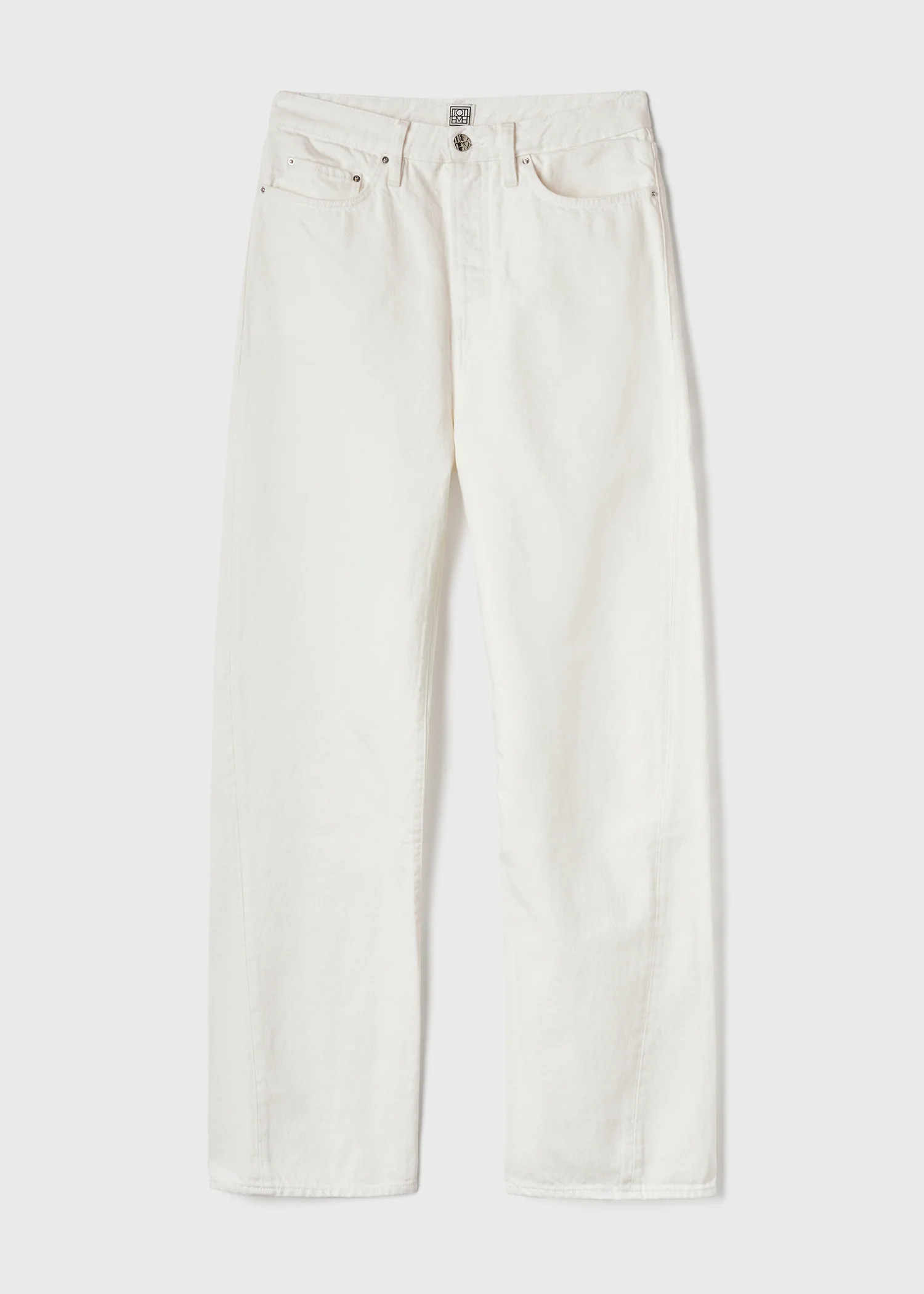 Twisted seam denim full length off-white - Image 6