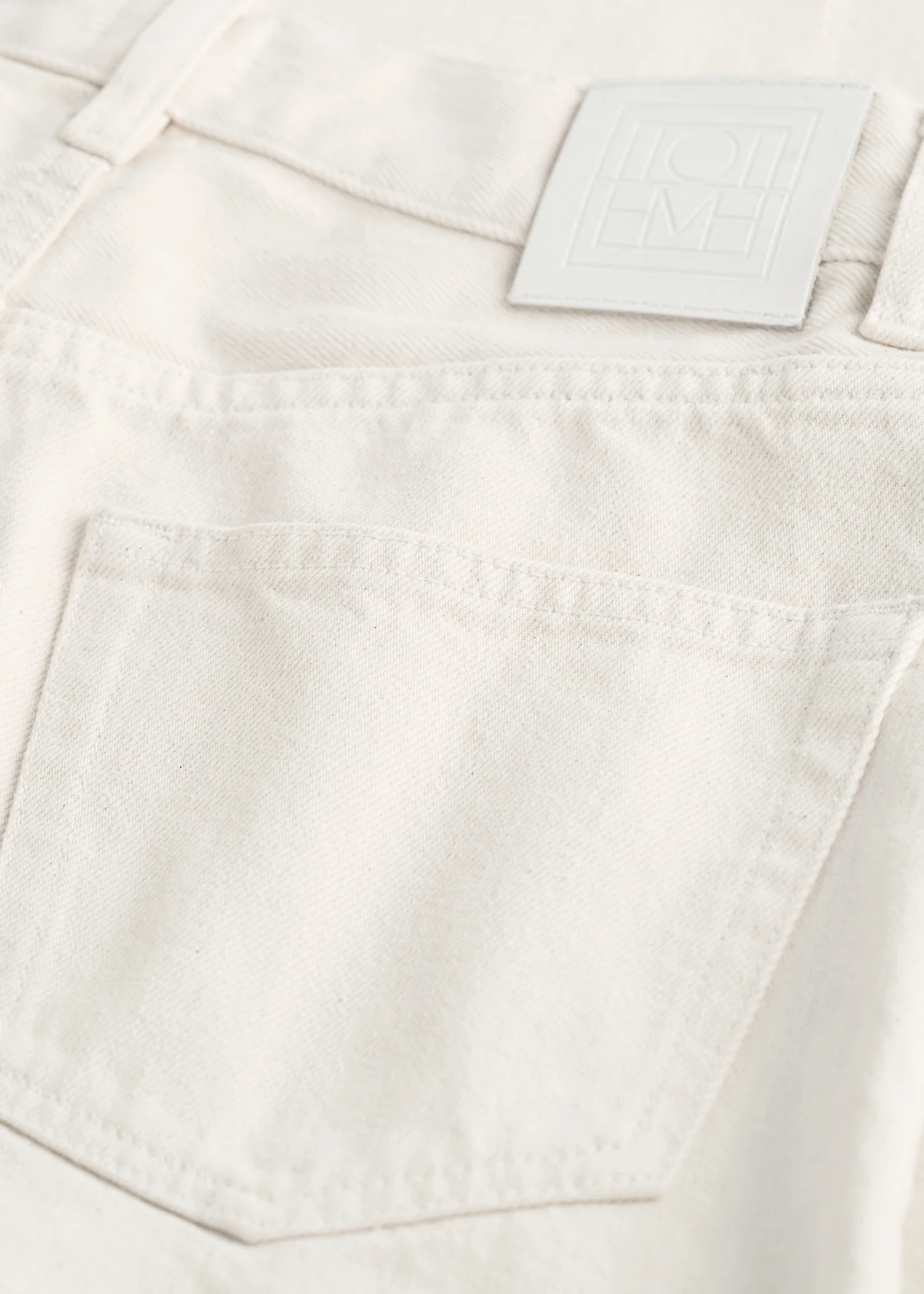 Wide leg denim ecru - Image 5