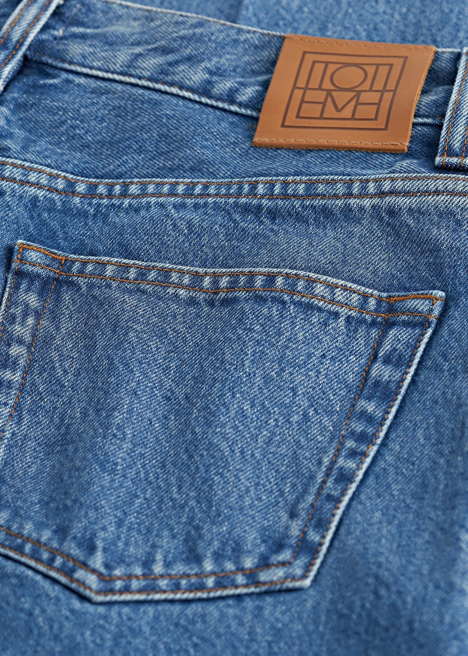 Wide leg denim vibrant blue - Image 5