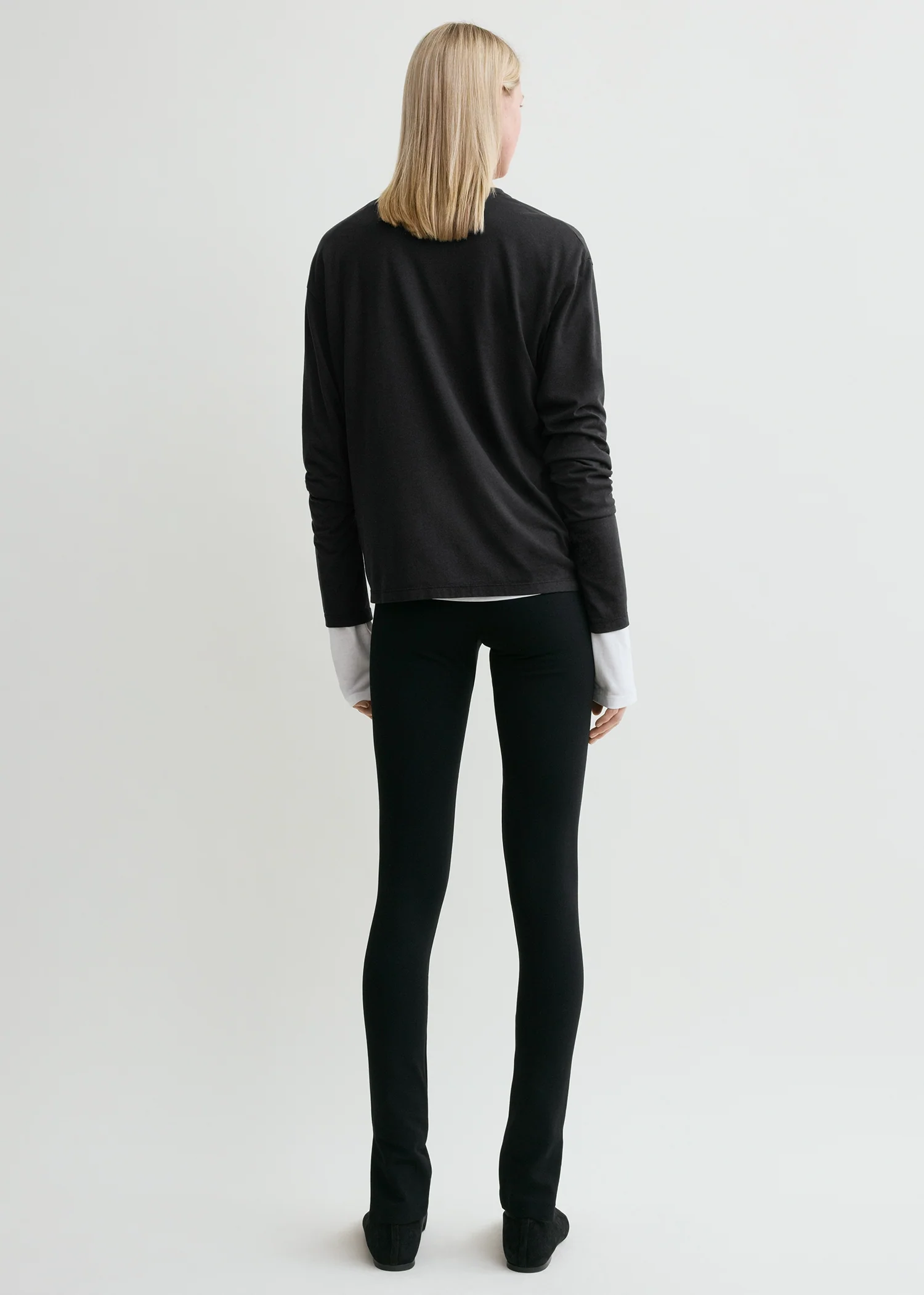 Zip leggings black - Image 3