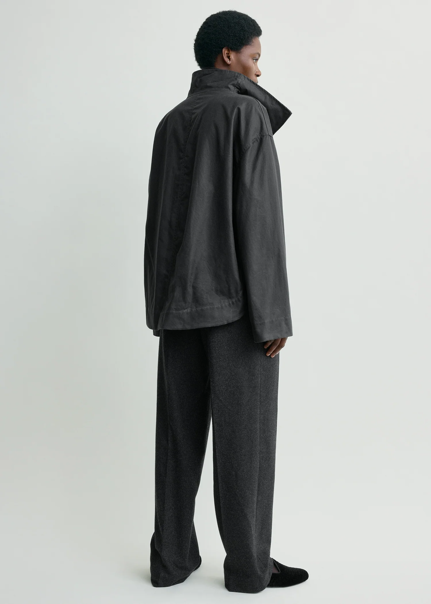 Zipped country jacket washed black - Image 3