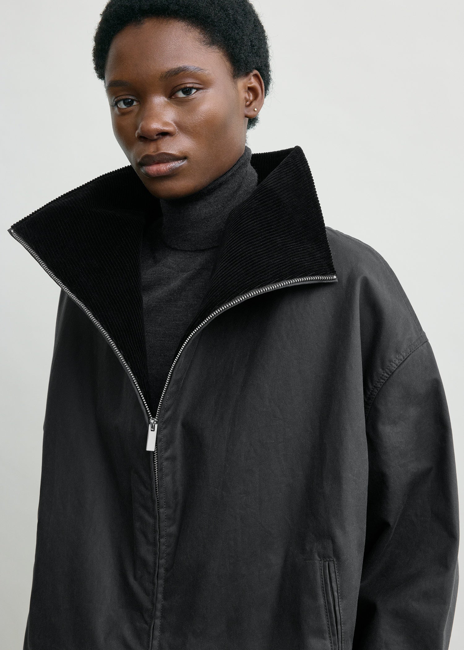 Zipped country jacket washed black - Image 4