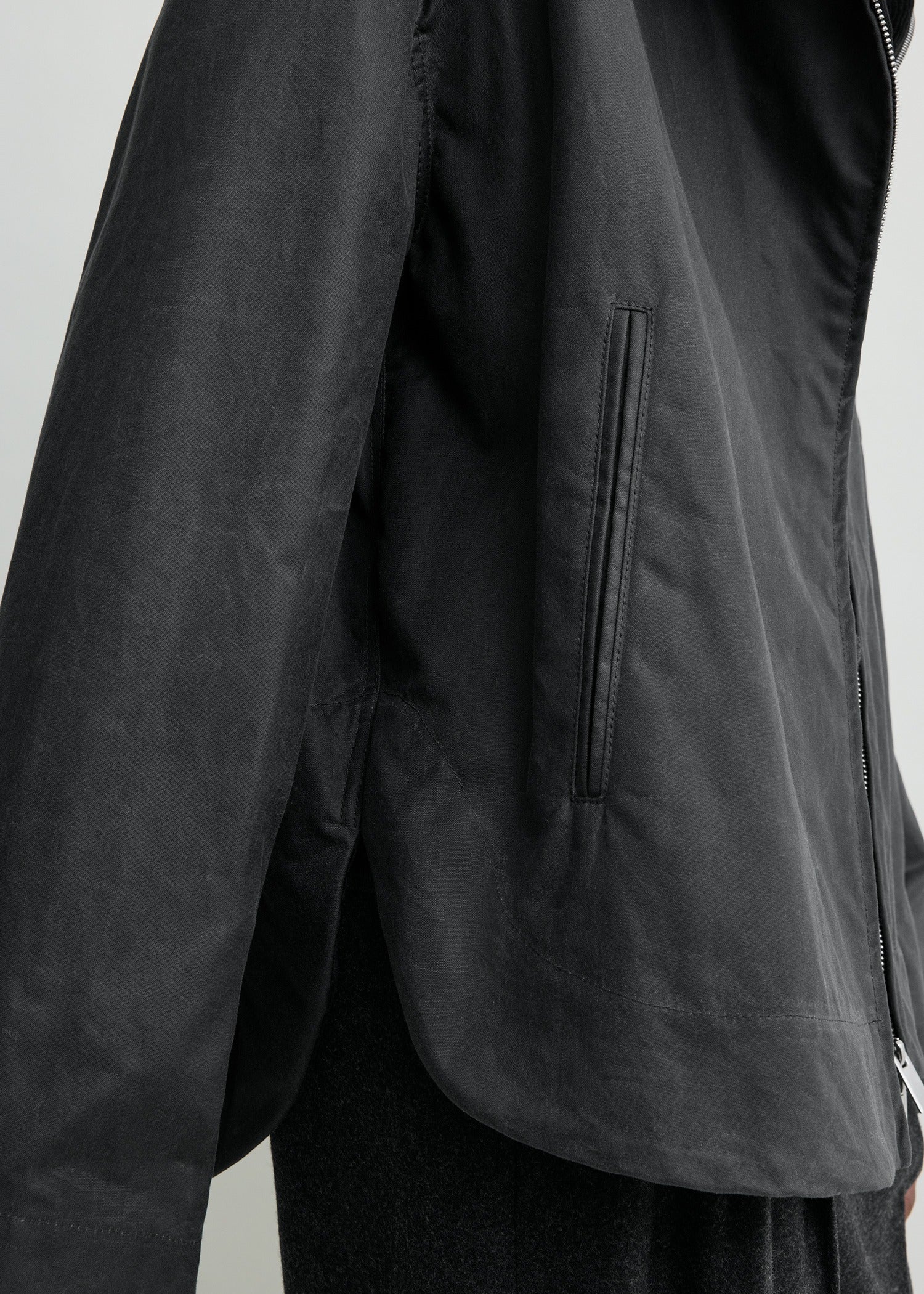 Zipped country jacket washed black - Image 5